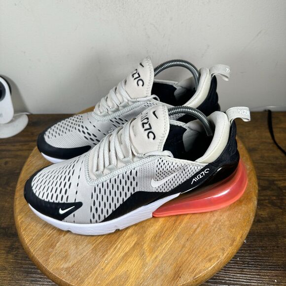 Nike Air Max 270 Light Bone Hot Punch AH8050-003 Shoe Sneakers Men's Size 9.5 - Picture 3 of 8